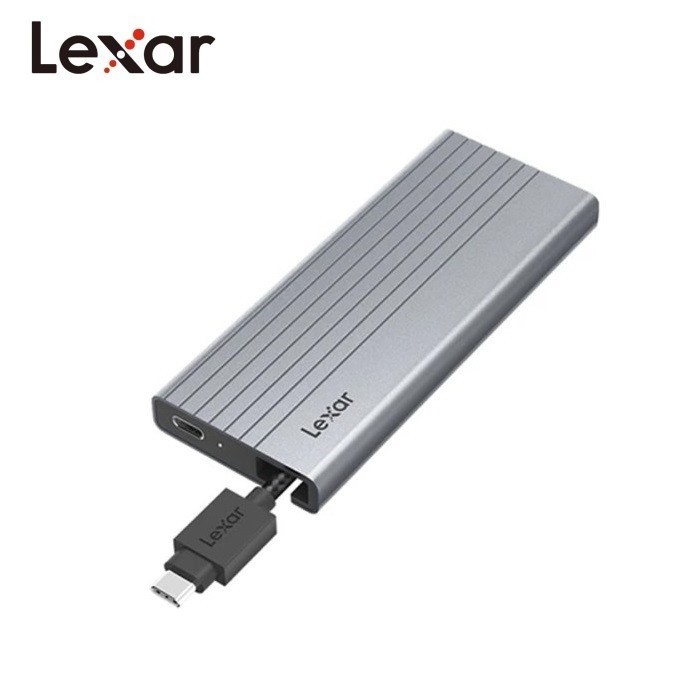Lexar SSD Enclosure E10 M.2 NVMe & SATA External Case USB 3.2 Type-C