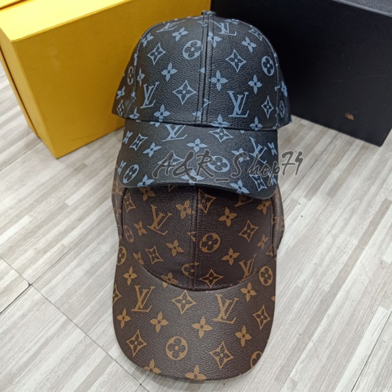 Lv Monogram หมวกสีน้ําตาล หมวกเบสบอลคุณภาพพรีเมี่ยม