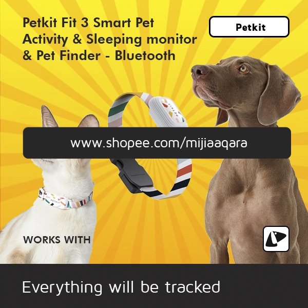 Petkit Fit 3 GPS Tracker สมาร์ทสุนัขแมว สร้อยคอ - บลูทูธ