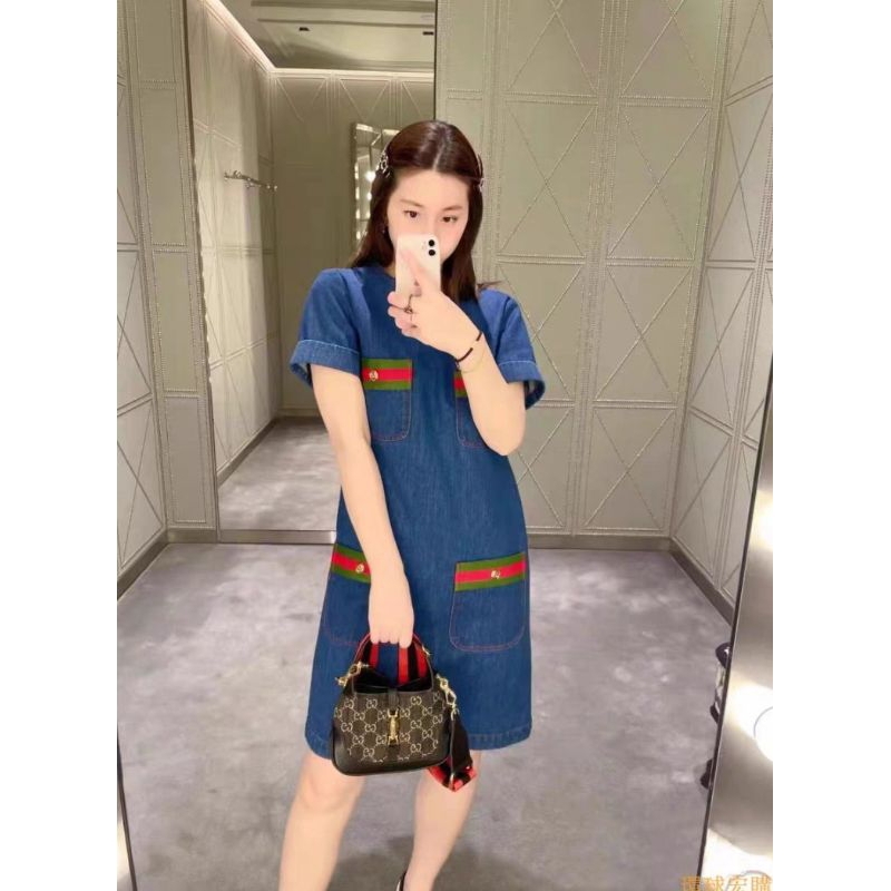 N148 GC DENIM DRESS SIZE 110,150,160,170