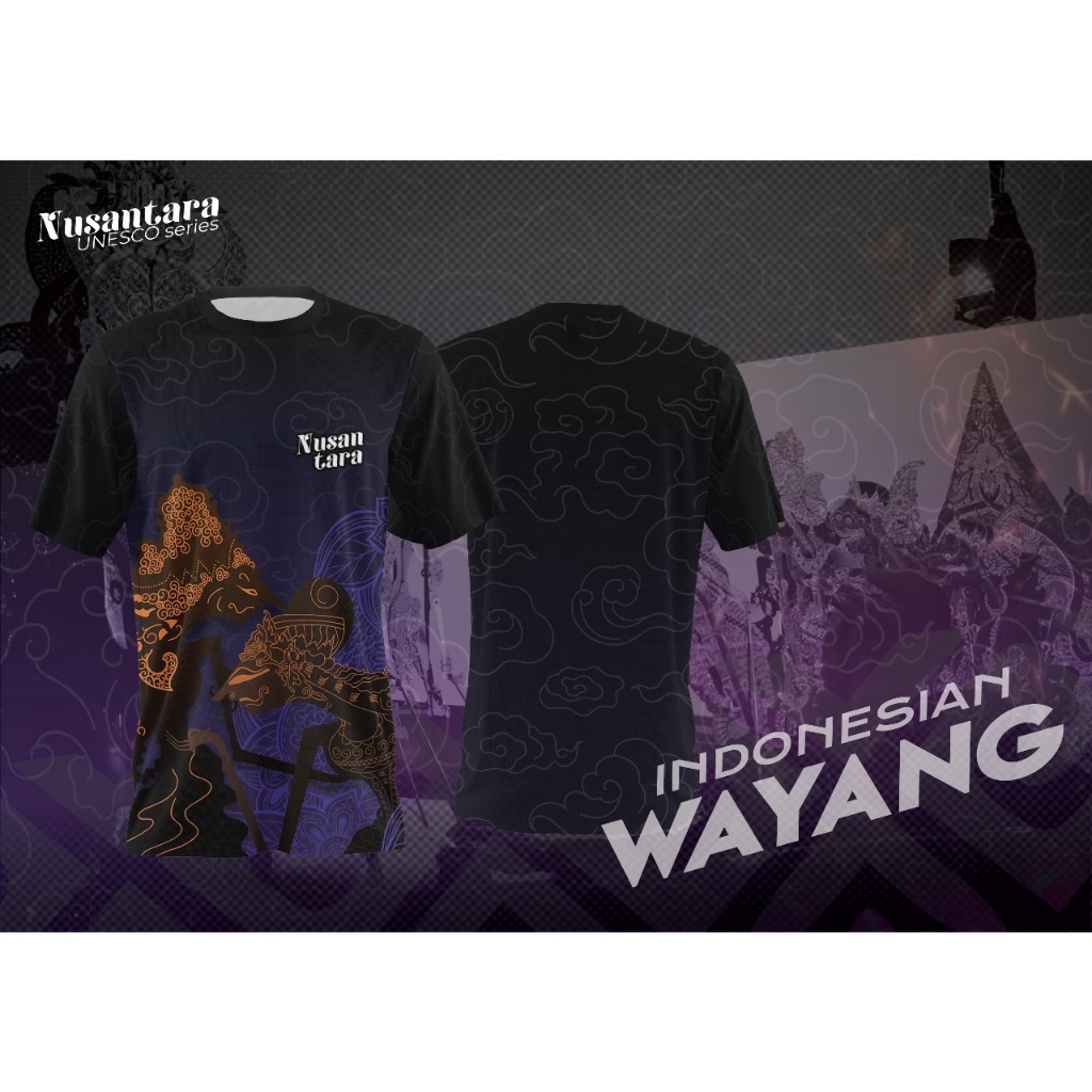 เสื้อยืดวอลเลย์บอล Unesco Series 1 Nusantara Premium - ชาวอินโดนีเซีย