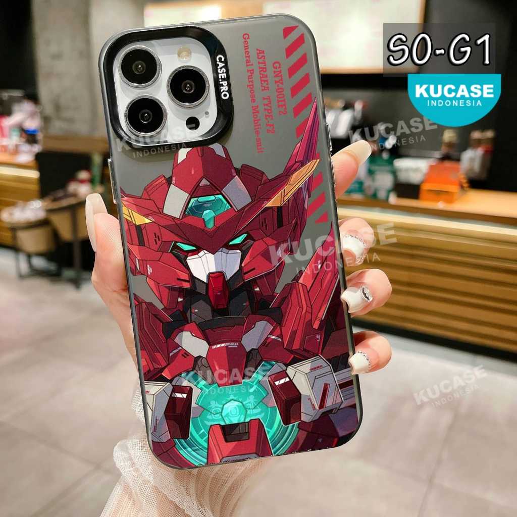 เคส HYBRID IMD สีแผ่นโฮโลแกรมปลอกหุ่นยนต์ Gundam สําหรับ Infinix Note 40S Infinix Note 40 Infinix No