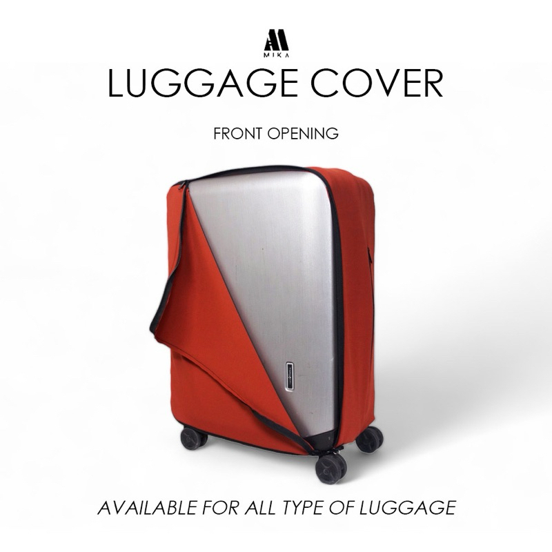 Mika SUITcase ฝาครอบป้องกัน FULL ELASTIC STRETCH FACIAL SUITcase ZIPPER เปิด / FULL LUGGAGE COVER 20 นิ้ว 22 นิ้ว 21 นิ้ว 23 นิ้ว 24 นิ้ว 25 นิ้ว 26 นิ้ว 27 นิ้ว 28 นิ้ว 29 นิ้ว 30 นิ้ว 31 นิ้ว