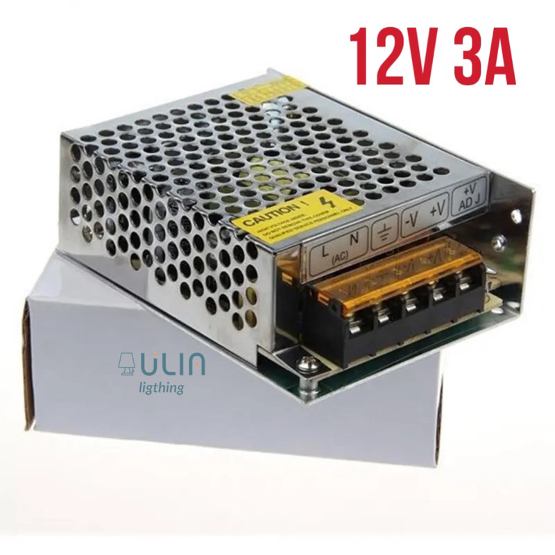 แหล่งจ่ายไฟ 12V 3A 3 ampere 12V led strip travo อะแดปเตอร์สลับ ac to dc 220V กล้องวงจรปิด DVR LIGHTS