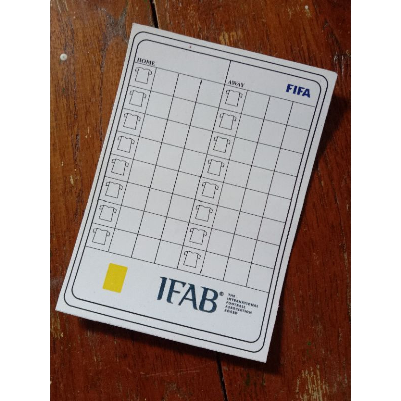 สติ๊กเกอร์บัตรผู้ตัดสิน