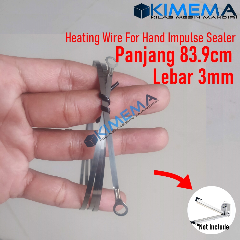 FS-800H Hualian แผ่นลวดทําความร้อนองค์ประกอบความร้อนซีลแรงกระตุ้นมือ 80 ซม.