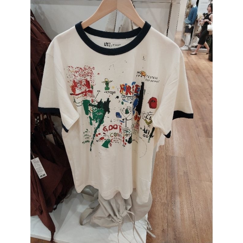 Uniqlo Kaos Jihoon Treasure Tshirt UT Archive Art Basquiat แขนสั้น unisex ต้นฉบับต้นฉบับ