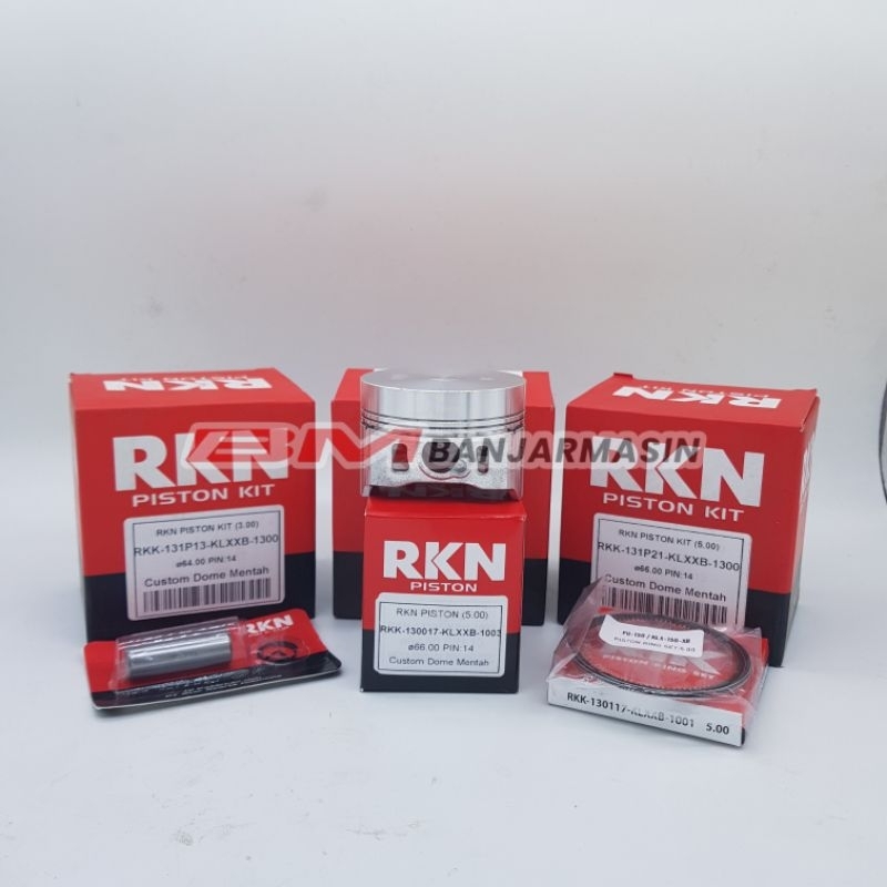RKN PISTON KIT KLX XB (RESISTANT) D:61 STD,D:62 100,D:63 200,D:64:300,D:65 400,D:66 500