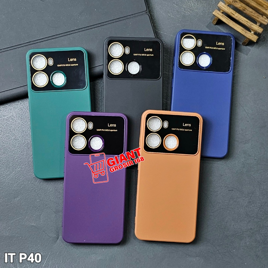 ใหม่! Itel P40 Softcase Macaron Big Lens Protect Camera Case Itel P40