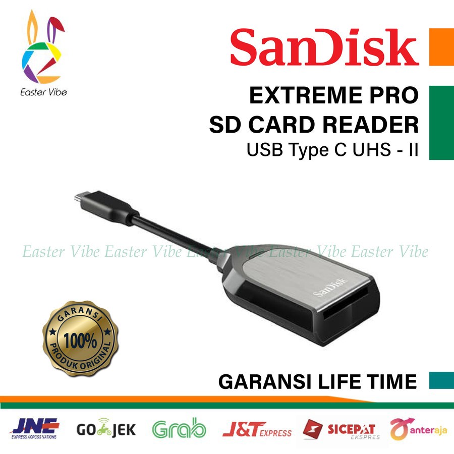 Sandisk EXTREME PRO SD CARD READER USB TYPE C UHS II เครื่องอ่านการ์ด SDHC