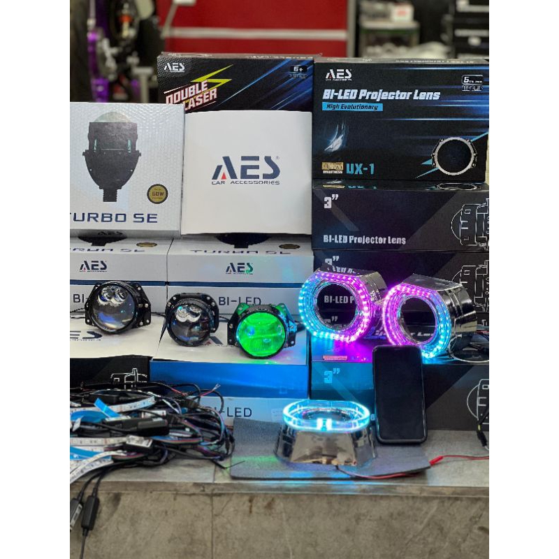 DEMON RGB DEVIL RGB 12 LED และ SHROUD RGB AES TURBO BILED 2.5 นิ้วและ 3 นิ้ว