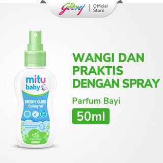 Mitu Baby Cologne Fresh Green Spray 50ml - Parfum Bayi