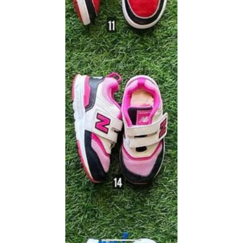 New Balance 997H รองเท้าผ้าใบ สีดํา สีชมพู สีขาว สําหรับเด็ก
