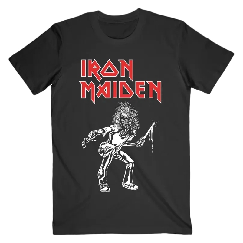 Iron Maiden Tour Autum Premium T-Shirt Band Iron Maiden | เสื ้ อยืด Rock Band เสื ้ อยืดโลหะ