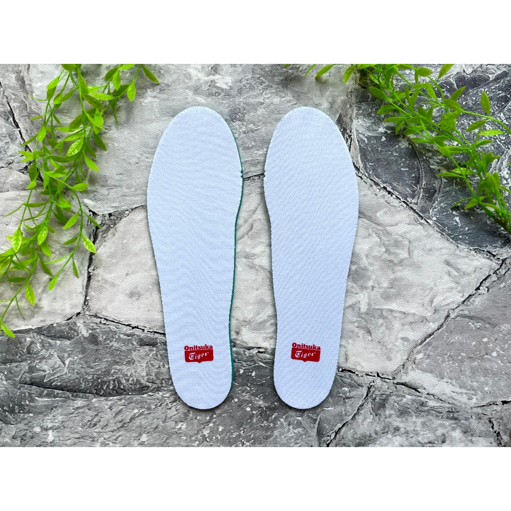 ONITSUKA TIGER ASICS Merah แผ่นรองพื้นรองเท้า ของแท้ สีแดง สีขาว สําหรับผู้ชาย ผู้หญิง ไซซ์ 38 39 40 40.5 41 42 42.5 43 44 44.5