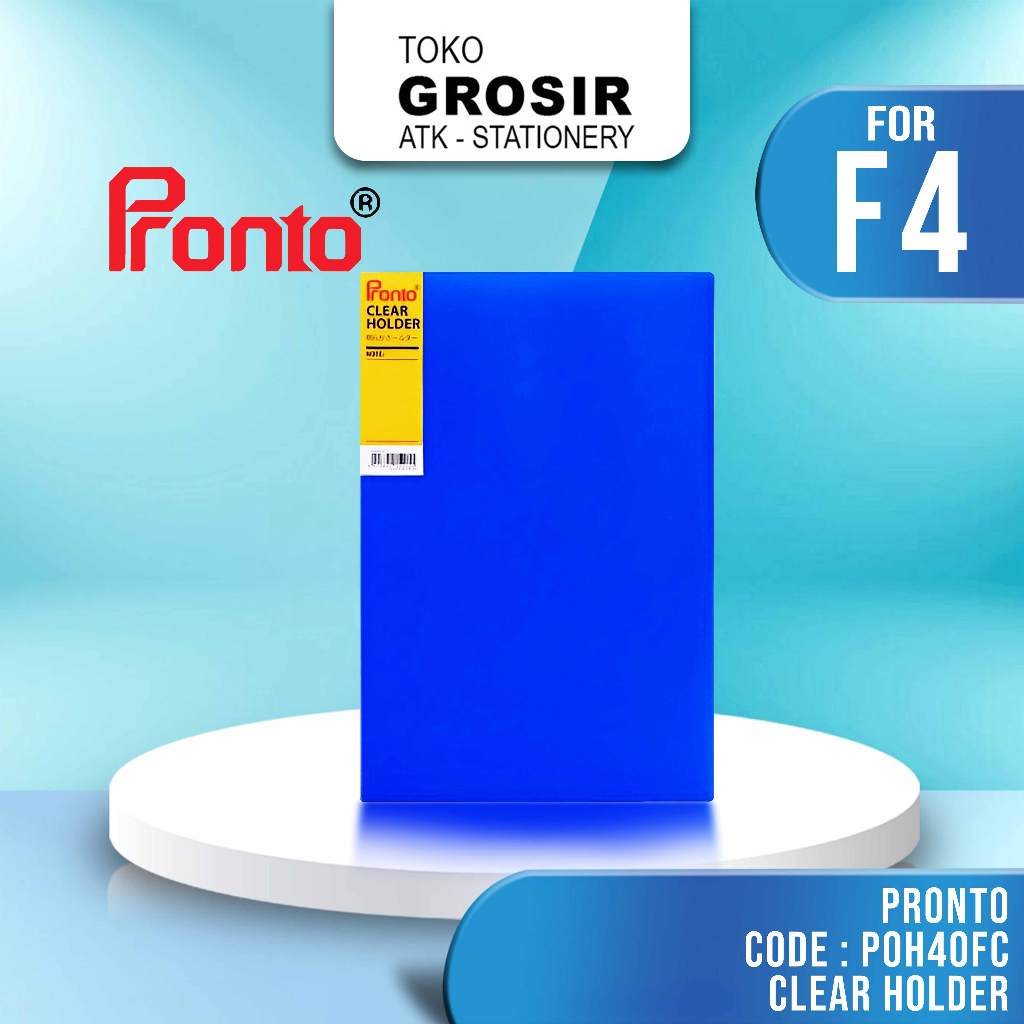 Pronto Map Clear Holder F4 (เนื้อหา 40 แผ่น)
