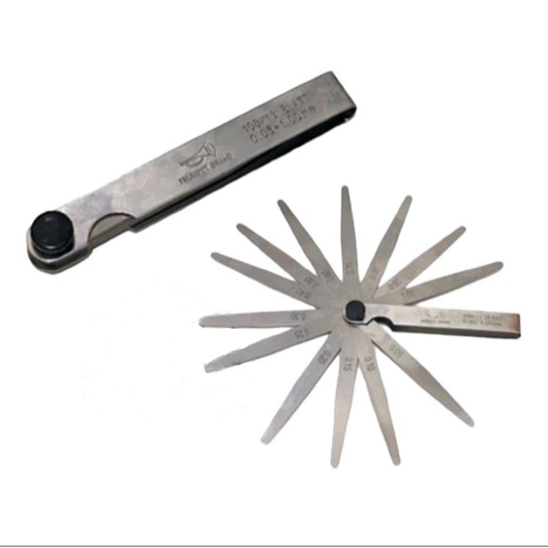 Feeler Gauge TRUMPET BRAND ชุดเครื่องมือวัดช่องว่างรูครบชุด - Fuller Filler Gauge