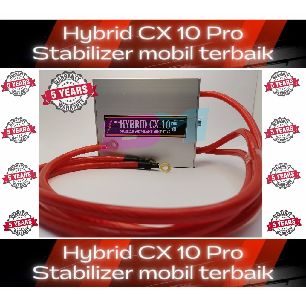 โคลงแบตเตอรี่รถยนต์รุ่น Hybrid CX 10 PRO hurricane ในตลาด
