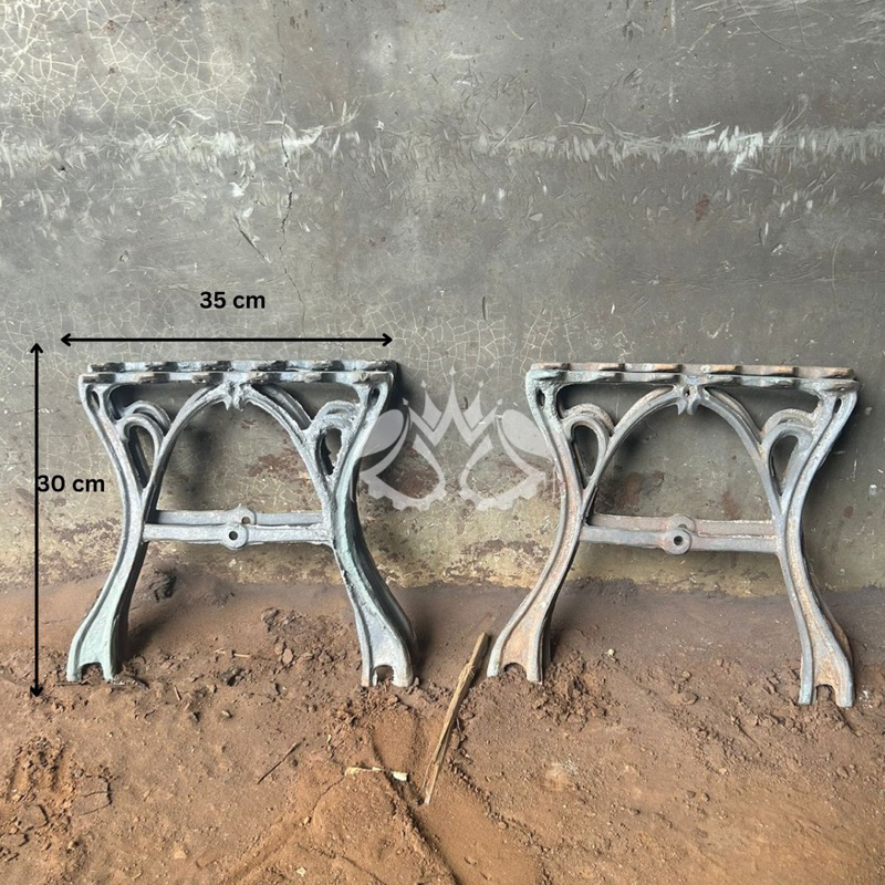 PLAIN TABLE LEG FRAME - CAST IRON