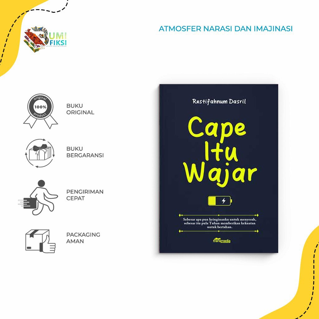 หนังสือพัฒนาตนเอง - Cape That Wajan - Restifahnum Dasril - Transmedia - Bumifiksi