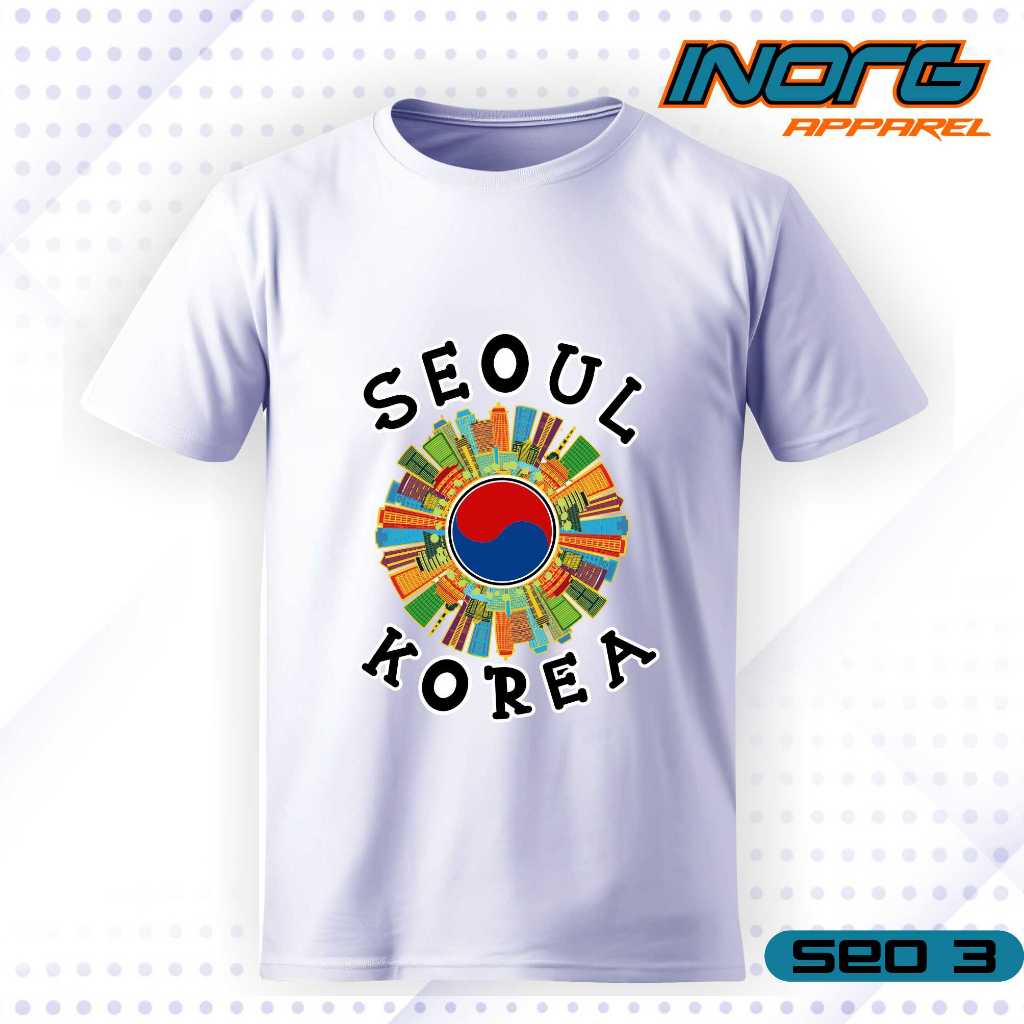 เกาหลีของที่ระลึกเสื้อยืดเกาหลี เสื้อยืด gwangju เสื้อ seoul ป้ายป้ายเกาหลีต้นฉบับ kra1 pth