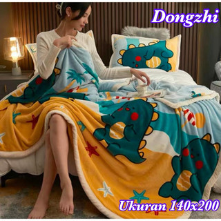 Selimut Bulu Dewasa Super Halus Size 140x190 New Motif