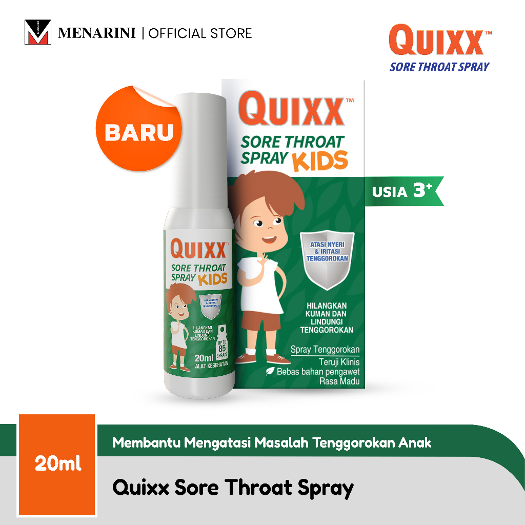 Quixx Sore Throat Spray Kids