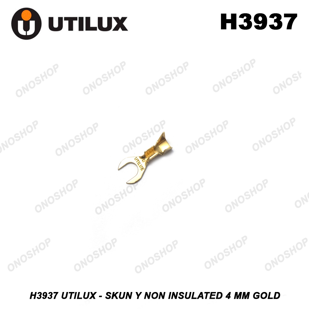 H3937 Utilux - Skun Y Non Insulated 4 mm Gold