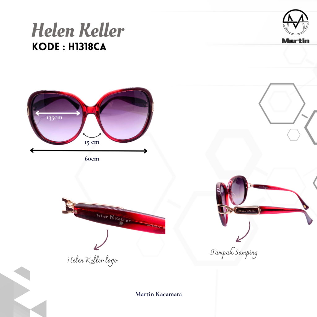 Helen Keller / Women& 39;s Travel Glasses / แว่นกันแดด / H1318CA