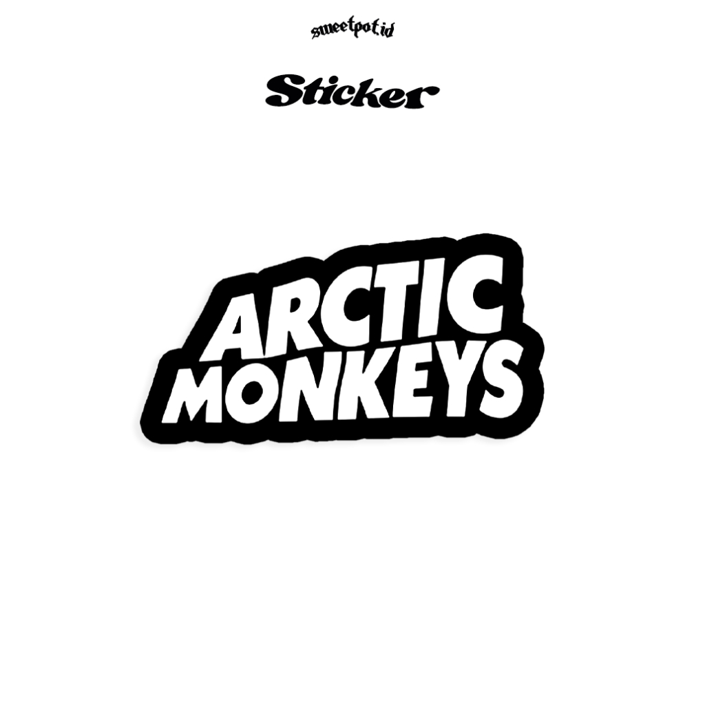 ARCTIC MONKEYS สติกเกอร์โลหะ / สติกเกอร์ป๊อป / สติกเกอร์วง / Britpop