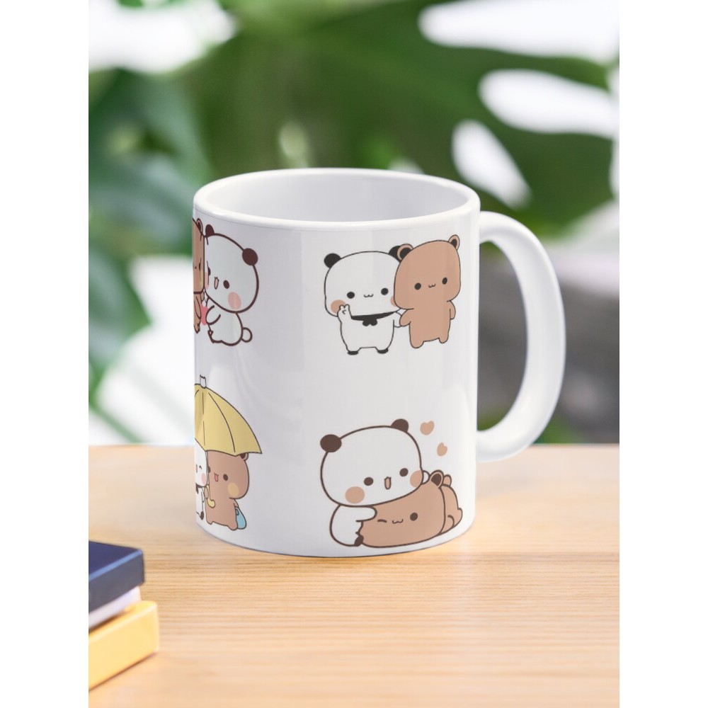 Bubu Dudu แก้วหมีและแพนด้า Mug 1