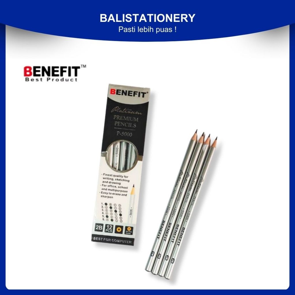 ดินสอ 2B Platinum Premium P-5000