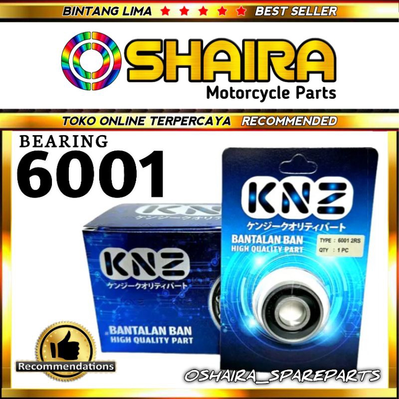 KNZ 6001 2RS PRESS BEARING/BEARING 6001/KLAR 6001/LAVAR 6001