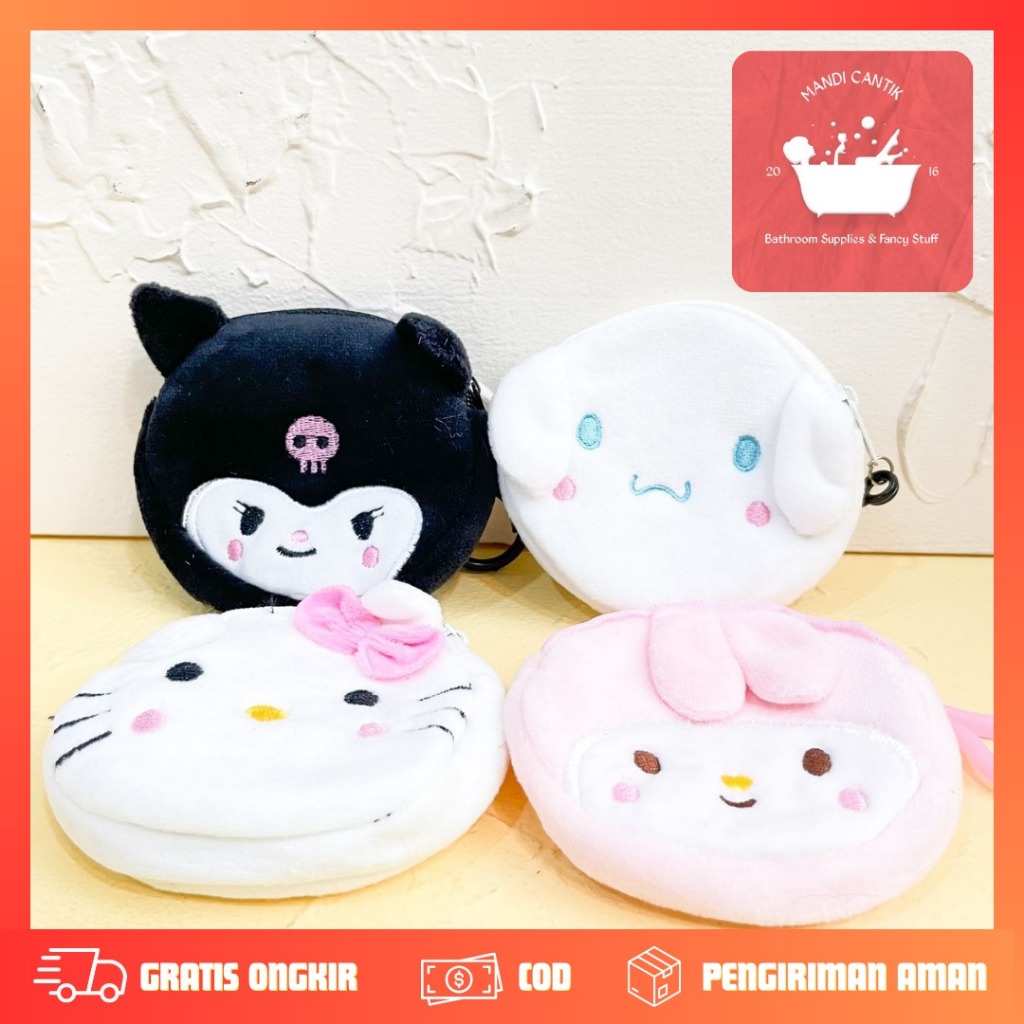 SANRIO FABRIC COIN POUCH KP-1152 CUTE CARTOON COIN POUCH AFFORDABLE CAN CHOOSE