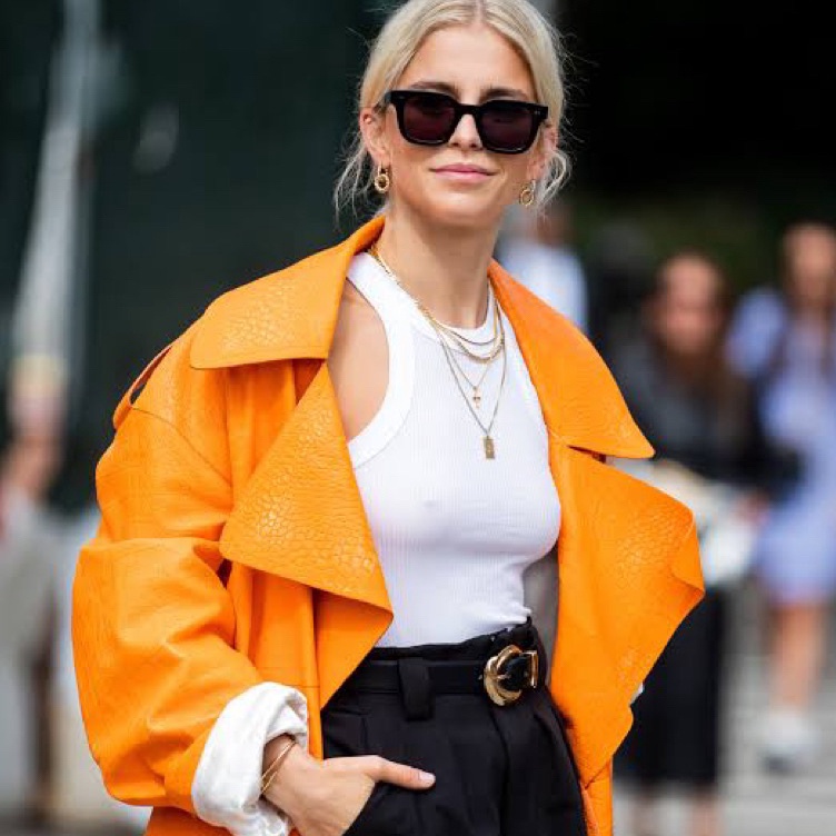 CODE K89O สีส้ม คลาสสิค