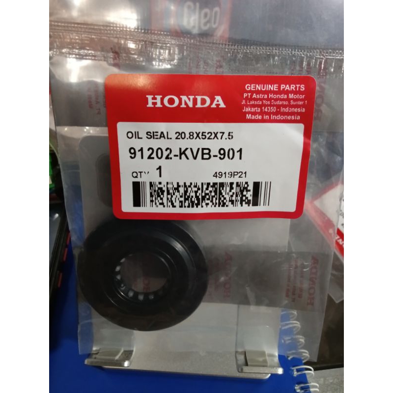 Vario 125 ซีลเพลาข้อเหวี่ยงชนิด 91202-KVB-901 Honda