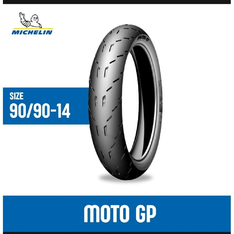 Michelin Matic ยางรถจักรยานยนต์ Mio Vario Beat Pilot Moto GP - ขนาด 90/90-14 ท่อ