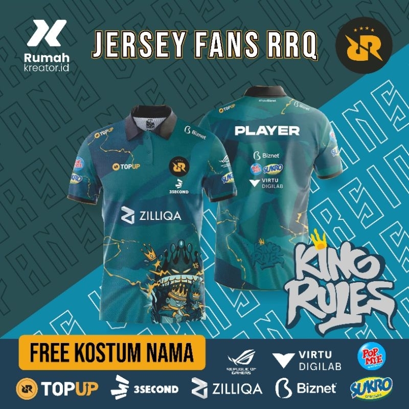 RRQ Jersey Fans (Home) สามารถขอชื่อ ไซส์เด็ก-ผู้ใหญ่