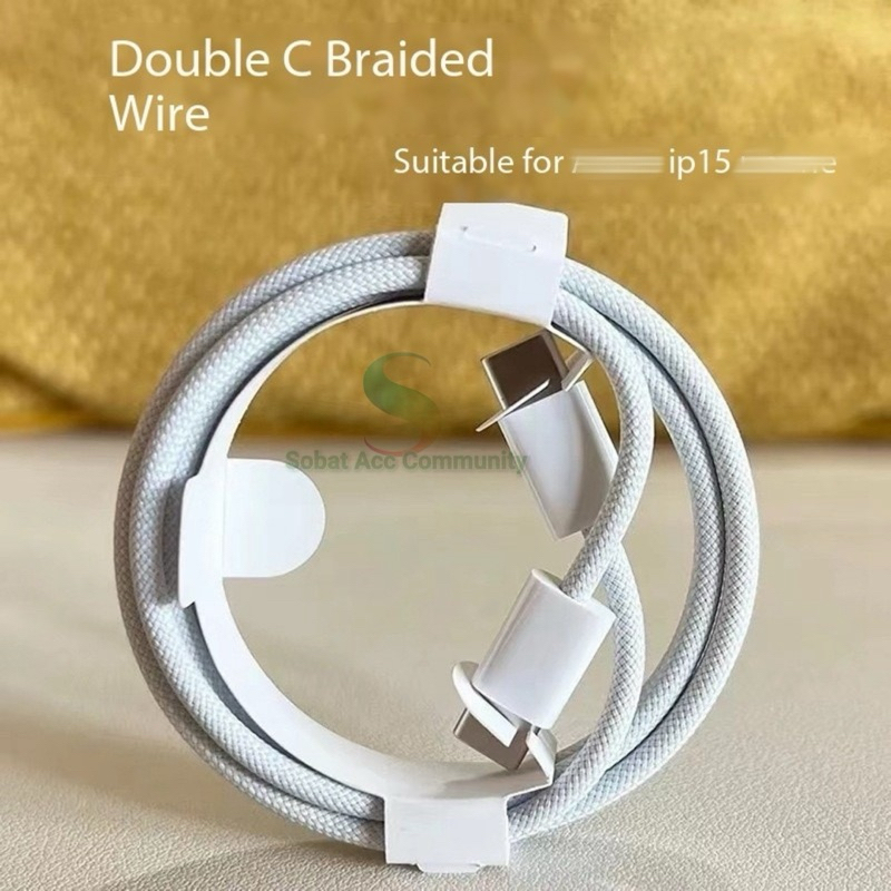 USB C to C PD60W Fast Charging Data CABLE lP15/15Pro/15Plus/15ProMax สาย USB Type C 1 เมตร