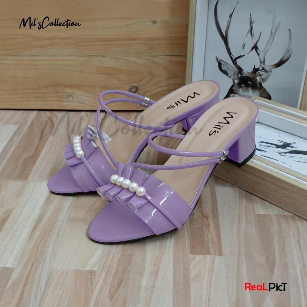 รองเท้าแตะส้นสูงผู้หญิง - รองเท้าส้นสูง - รองเท้าแตะผู้หญิง - Ari.rr_shop - รองเท้าแตะปาร์ตี้ CH.012