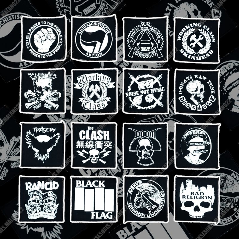 Punk Rock Metal Hardcore Underground Music Band Screen Printing Emblem Patch