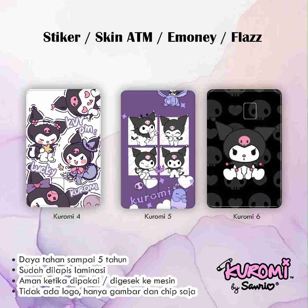 สติ๊กเกอร์ Kuromi ATM / Garskin / Skin
