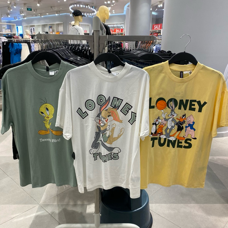 เสื้อยืดโอเวอร์ไซส์ H&M H&M Original Store Limited edition