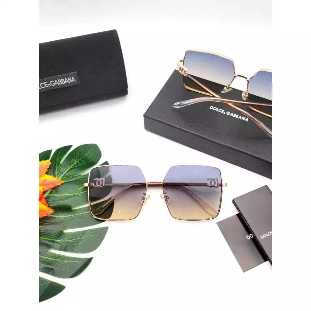 ใหม่ SUNGGLAS WOMEN& 39;S แก้ว D&G 72240 LENS ANTI-RADIATION UV