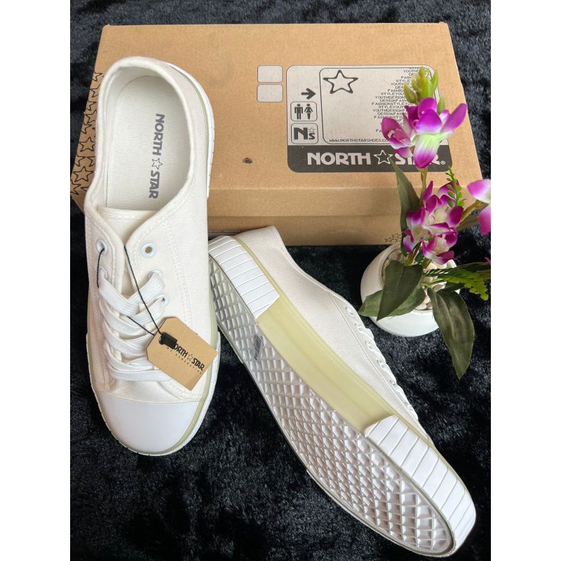Putih Bata รองเท้าผ้าใบ 8201043 Akito สีขาว ของแท้