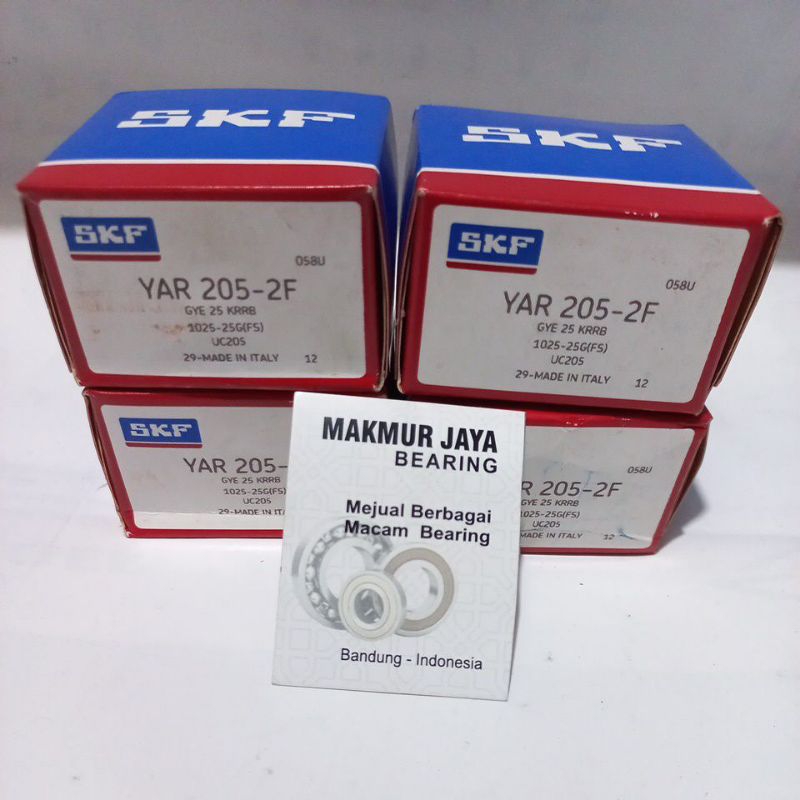 แบริ่ง YAR 205 / UC 205 เช่น 25mm SKF อิตาลี
