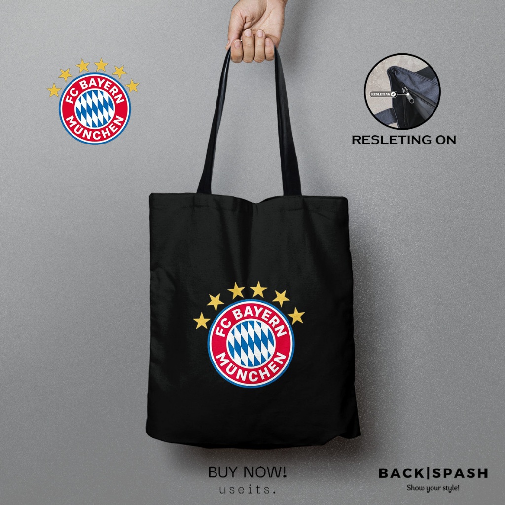 Munchen Totebag - Football Club Totebag - Munchen THD - Mens Totebag - Mens Tote bag - Zipper Tote b