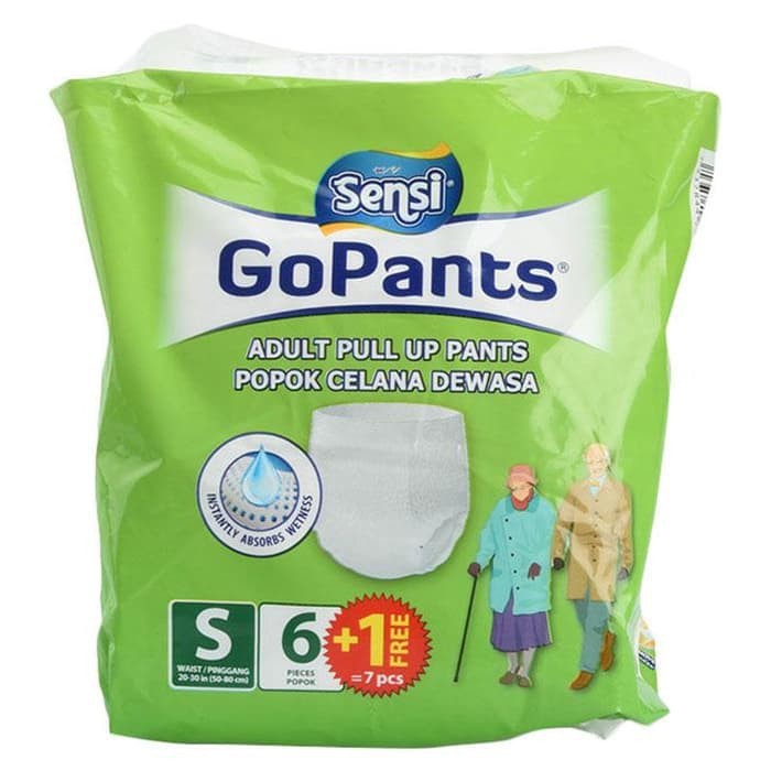 กางเกงผ้าอ้อมผู้ใหญ่ Sensi Gopants S6+1