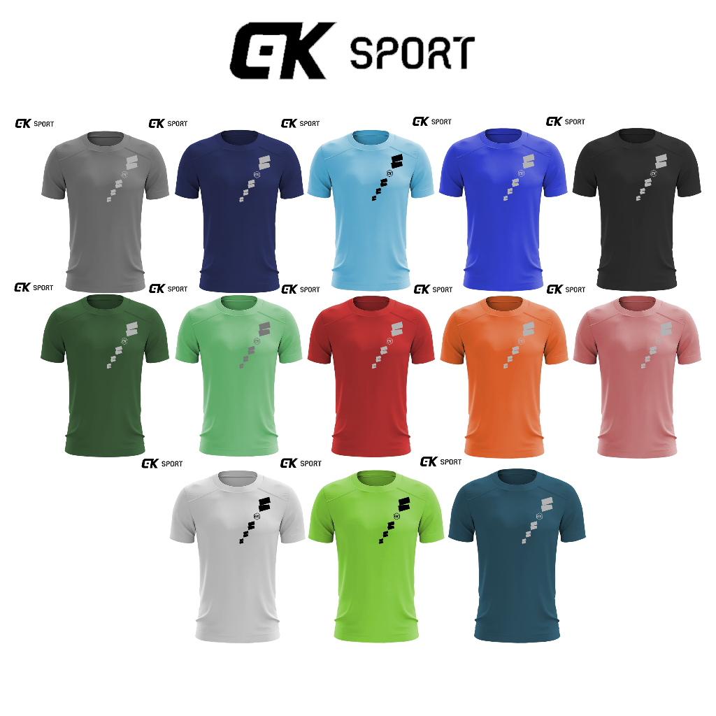 (3PCS 100RB) ชุดกีฬาผู้หญิง SLIM FIT GYM SHIRTS SHORT-SLEEVED FITNESS SHIRTS PLAIN SPORTS BADMINTON 