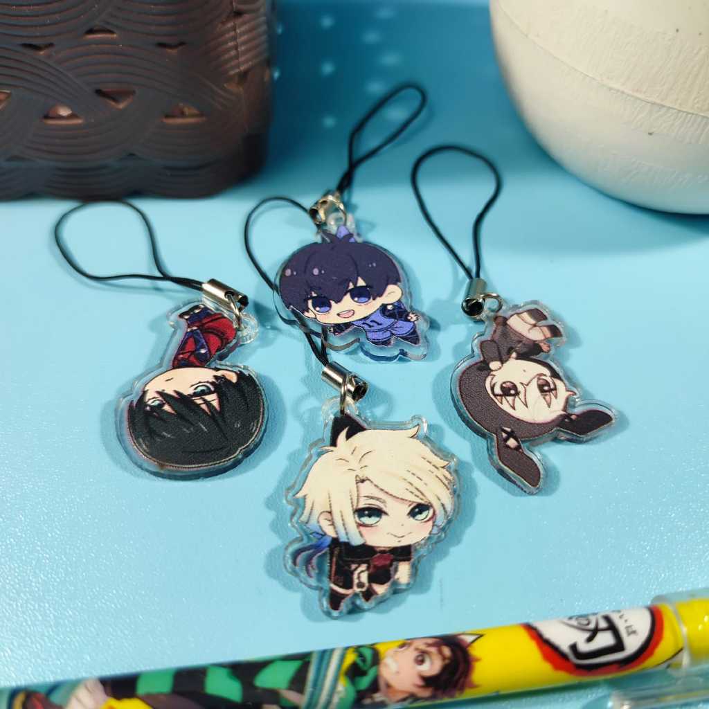 Gantungan Blue LOCK KEYCHAIN - สายคล้องโทรศัพท์อนิเมะ Nagi